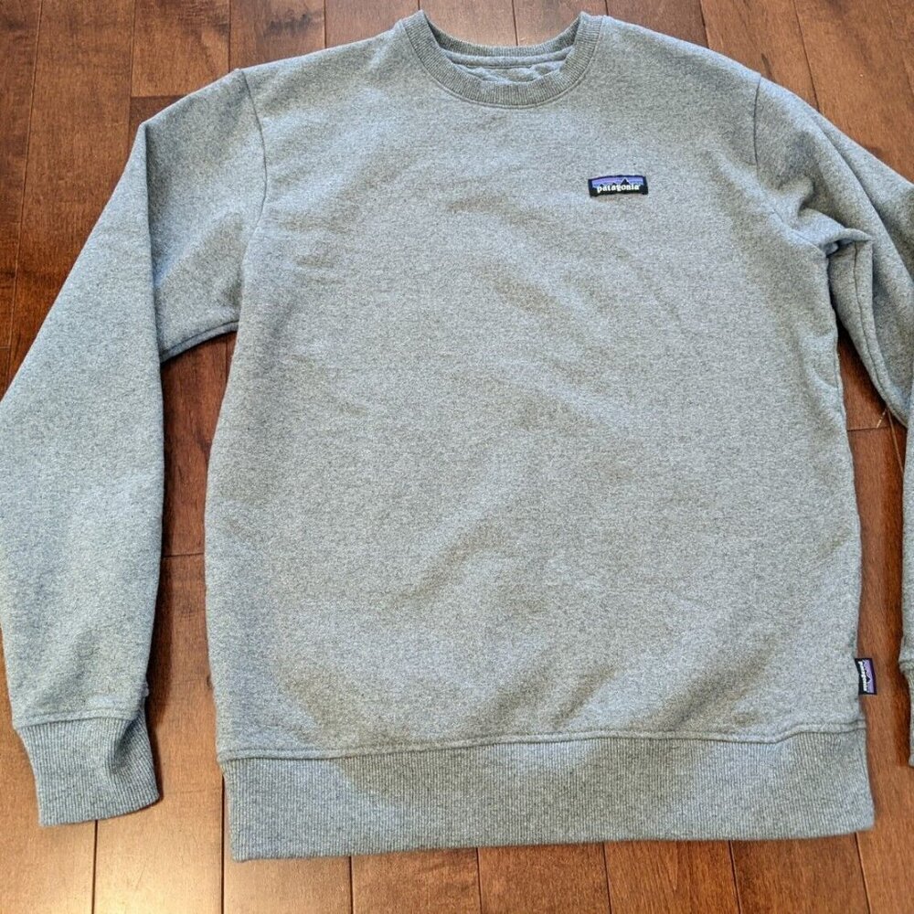 Patagonia men's gray sweatshirt in size small